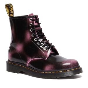 Dr. Martens 1460 Arcadia Distressed Leather Lace-Up Boots – Size 6 US ladies